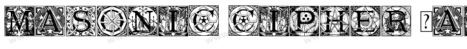 Masonic Cipher & Symbols字体转换